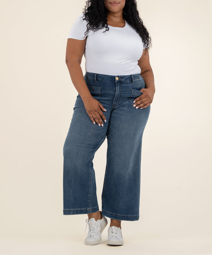 kut from the kloth Meg High Rise Wide Leg Plus