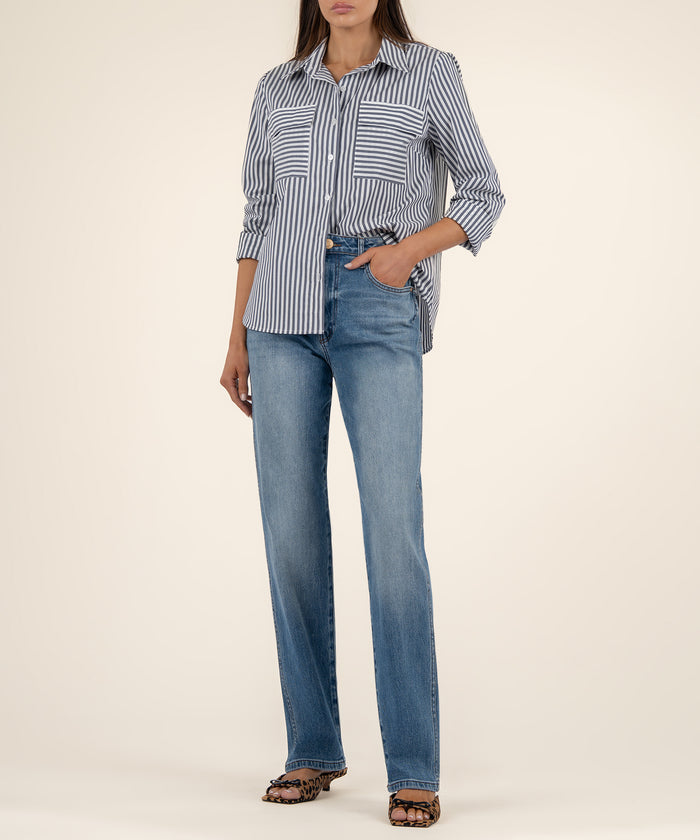 kut from the kloth Melissa High Rise Straight Leg