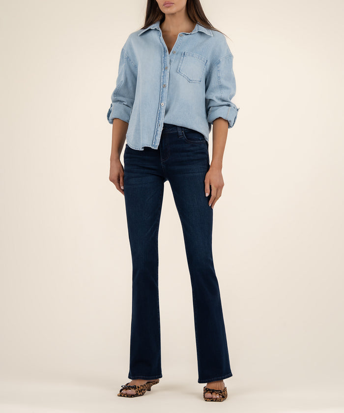 kut from the kloth Natalie Mid Rise Flare Bootcut