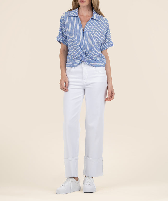 kut from the kloth Rebel Knot Front Shirt