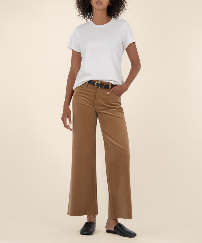 kut from the kloth Meg Corduroy High Rise Wide Leg Petite