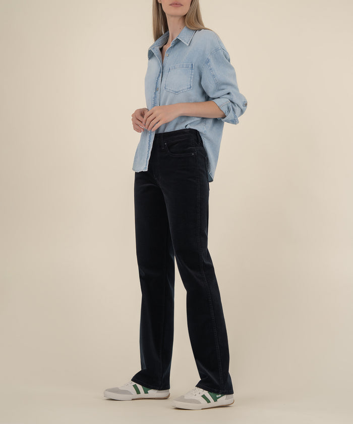 Kut From The Kloth Melissa Corduroy High Rise Straight Long