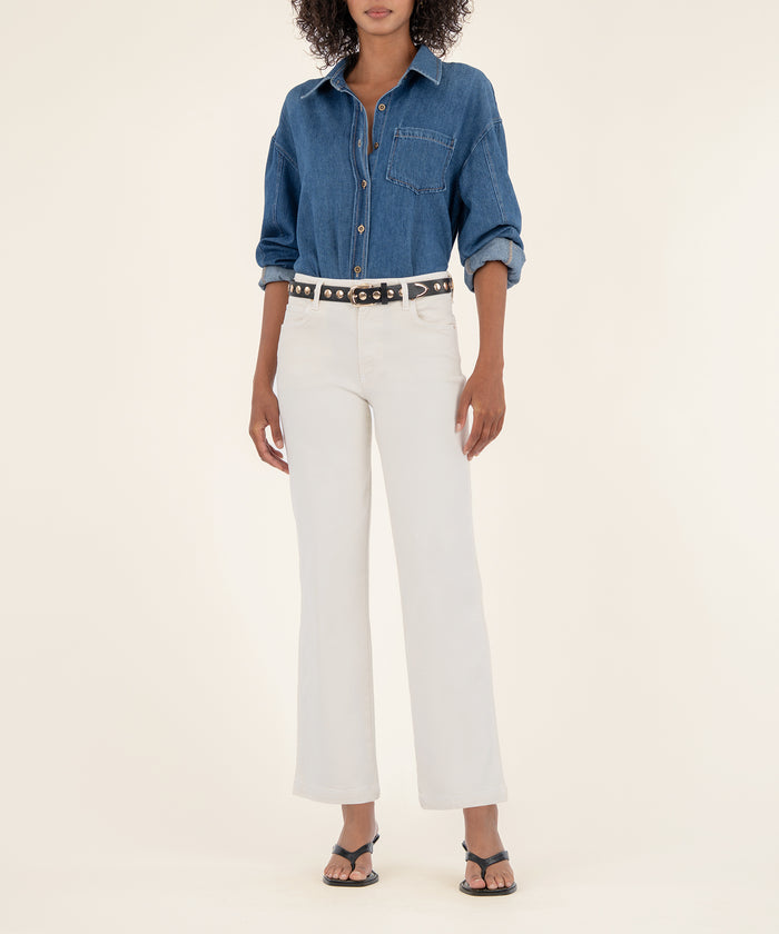 Kut From The Kloth Pattie High Rise Straight Leg Long Exclusive