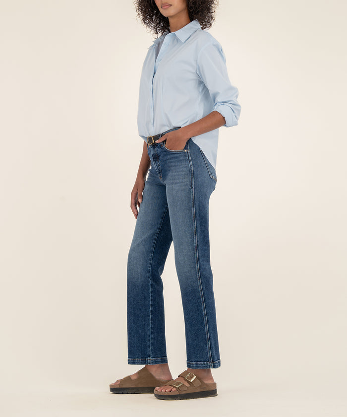 Kut From The Kloth Pattie High Rise Straight Leg Long Exclusive