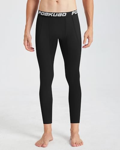 2 Pack Men’s Compression Pants Athletic Workout Leggings Running Tights Quick Dry Base Layer For Yoga Basketball