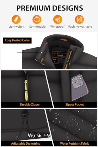 2025 “Space Suit”Heat Reflection Heated Vest For Women 10000mAh Battery Pack Included Composite Carbon Fiber Jacket