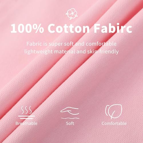 3 件装女童圆领运动衫长袖棉质套头上衣薄款运动衫(2-12 岁)