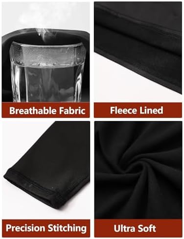 3/4 Pack Women’s Thermal Shirts Women Fleece Lined Compression Long Sleeve Base Layer Tops For Winter Cold Weather