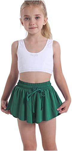 3 Pack Butterfly Flowy Shorts Skirts for Girls Tennis Cheer Stuff Athletic Preppy Running Sports Skirt for Teen Girls