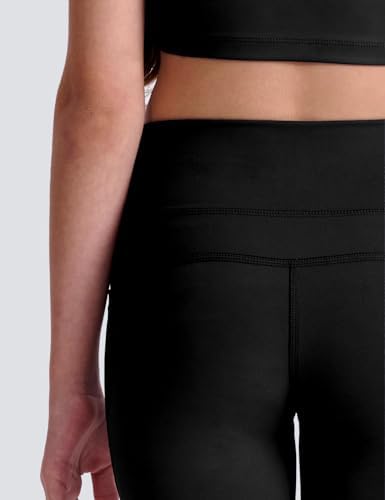 3 Pack Girls' Leggings With Pockets Ankle Length Athletic Yoga Pants For Kids Clothes