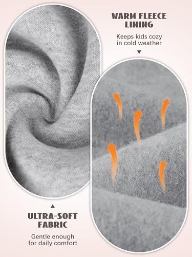 3 Pack Girls Sweatpants Cotton Fleece Girls Active Joggers Soft Athletic Sweat Pants For Kids Youth With Pocket Drawstring