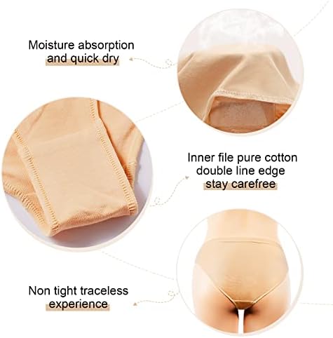 3 Packs Dance Underwear High Cut Ballets Dance Briefs Tan Gymnastic Short Pants