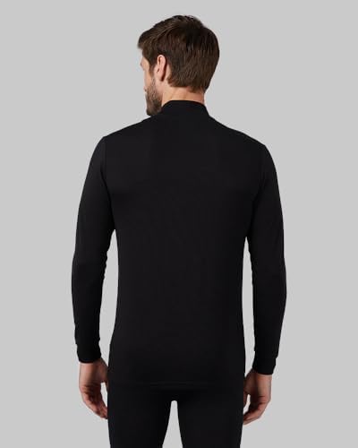 32 Degrees Heat Men's Lightweight Mock Base Layer Thermal Top Form Fitting Long Sleeve 4-Way Stretch