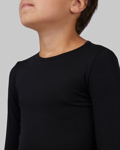 32 Degrees Heat Unisex Kids 2 Piece Baselayer Long Sleeve Crew Neck & Legging Set 4-Way Stretch Form Fitting Thermal