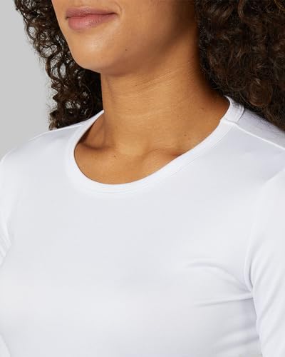 32 Degrees Heat Women's Lightweight Crew Base Layer Top Form Fitting Long Sleeve 4-Way Stretch Thermal