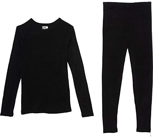 32 DEGREES Kid's Heat Base Layer Set Jet Black Medium