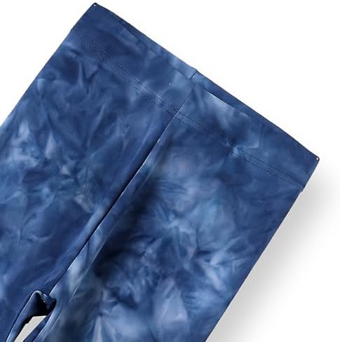 4 Pack Girls Printed Leggings Soft Yoga Pants Kids Tie-Dye Leggings