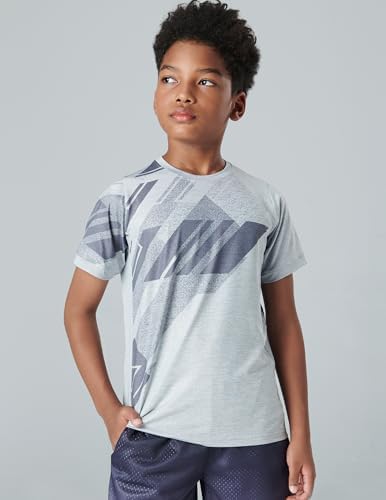 5 Pack Boys Athletic T Shirts Youth Kids Dry Fit Short Sleeve Tees Performance Tops Activewear Clothing Bulk