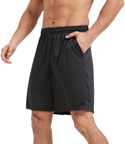 5 Pack Men's Athletic Gym Shorts With Pockets Quick Dry Activewear Workout Running Shorts For Men