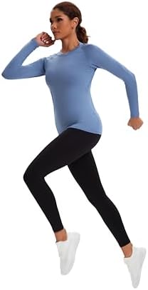 5 Pack Women's Compression Shirt Long Sleeve Workout Tops Athletic Baselayer Quick Dry Gym Yoga Running T-Shirt