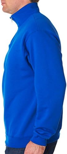 50/50 Blend Quarter-Zip Cadet Collar Sweatshirt By Jerzees