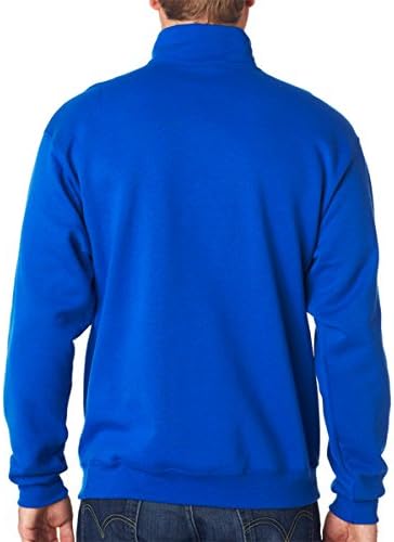 50/50 Blend Quarter-Zip Cadet Collar Sweatshirt By Jerzees