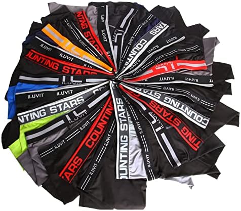 5Mayi Men's Boxer Briefs Fly Front with Pouch Athletic Mens Underwear Performance Boxer Briefs for Men Pack