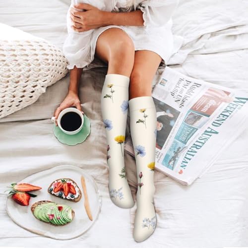 6 Pack Copper Compression Socks For Women And Men Circulation-Best Support For Medical Running Nursing Athletic