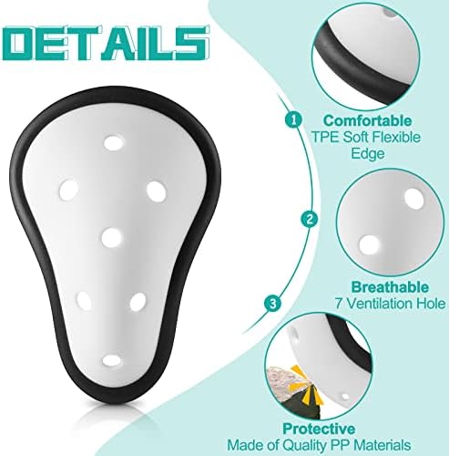 6 Pcs Youth Athletic Cups For Boys Ages 8-12 Protective Football Baseball Cup For Boys Sports Homecoming Game Day