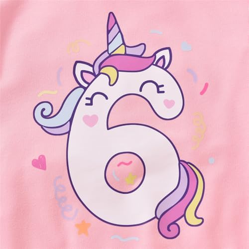 6th Birthday Outfit For Girls 6 Year Old Six Sixth Sweatshirt Tutu Skirt Fall Clothes