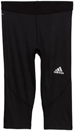 adidas Alphaskin Base Layer 3/4 Tights (for Big Boys) - Black (L)
