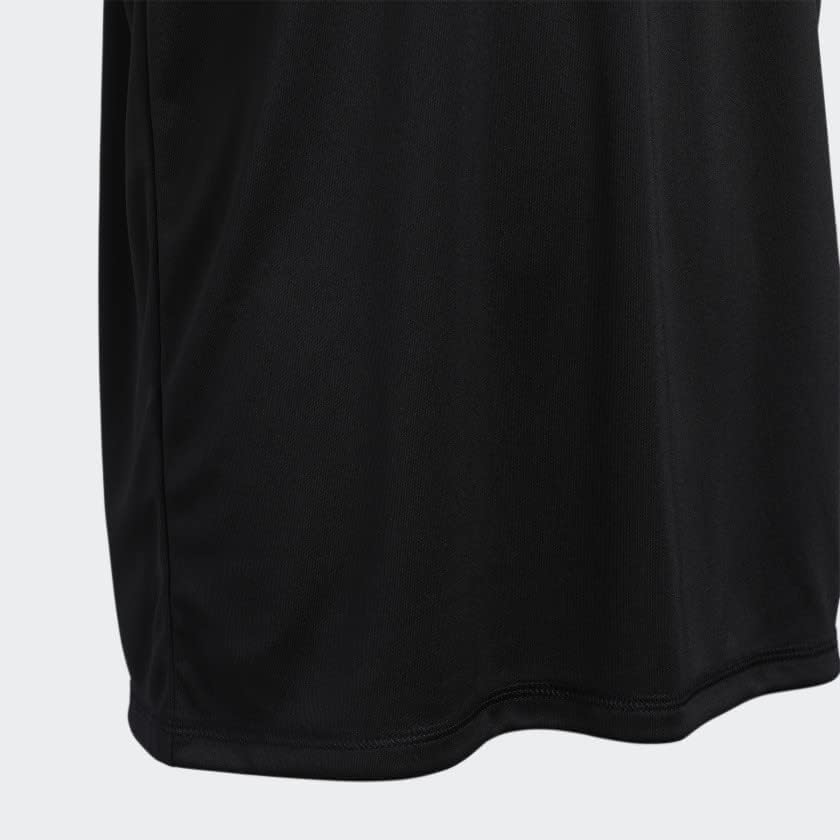 Adidas Boys Short Sleeve Aeroready Performance Logo Tee T-shirt T Shirt Black X-Large US