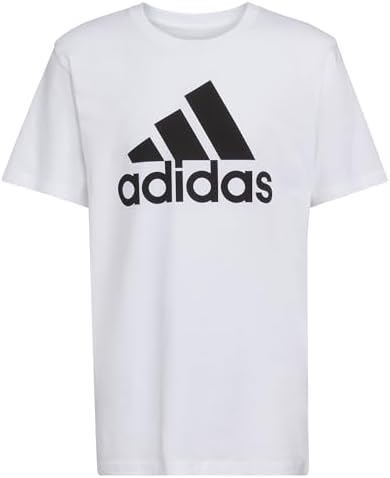 adidas Boys Short Sleeve Cotton T-Shirt Graphic Tshirt Tee