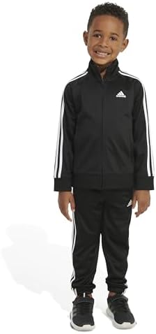 Adidas Boys Tricot Tracksuit Jacket Jogger Pant Set