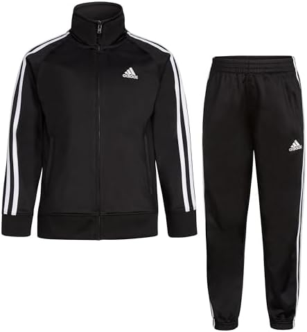 adidas boys Tricot Tracksuit Jacket Jogger Pant Set