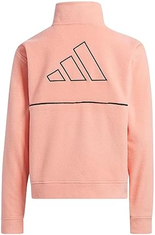 Adidas Girl's Quarter Zip Fleece Golf Jacket