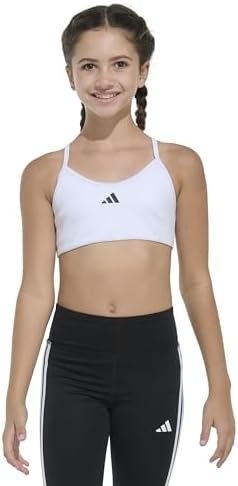 Adidas Girls' Padded Y Back Sports Bra
