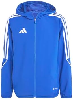 adidas Kids Boys Tiro23 League Windbreaker Soccer Cleats Full Zip - White