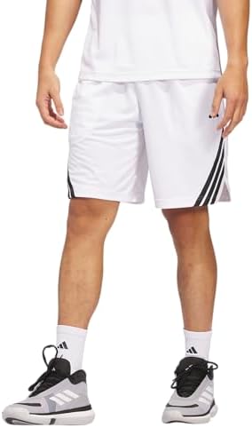 Adidas Men's Basketball Legends 3-Stripes Shorts