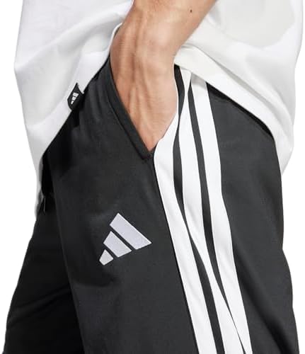 Adidas Mens 3-Stripes Tricot Opem Hem Track Pants
