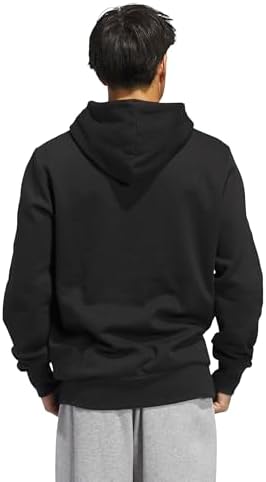 Adidas Mens Big Logo Graphic Hoodie
