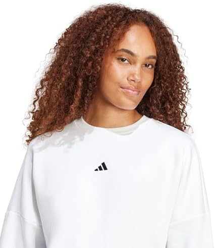 Adidas Women's Essentials Small Logo Feel Cozy Sweatshirt