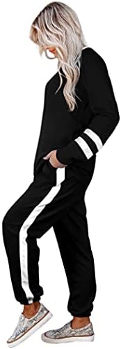 Aloodor Sweatsuit For Women 2 Piece Outfits For Womens Crewneck Sweatshirts Pullover
