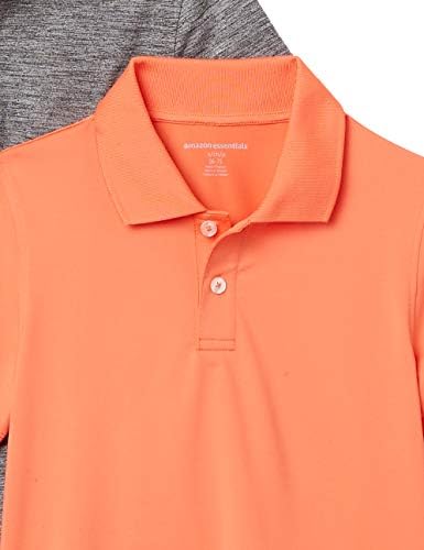 Amazon Essentials Boys And Toddlers' Short-Sleeve Active Performance Polo Shirts Pack Of 2
