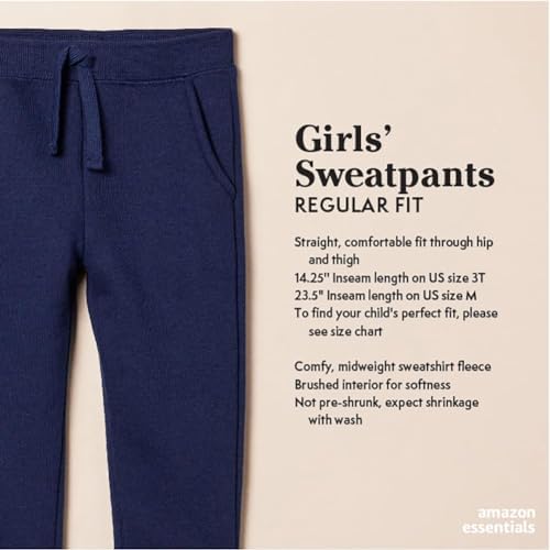 Amazon Essentials Girls And Toddlers' Sweatpants Multipacks