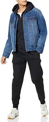 Amazon Essentials Men's Cargo Fleece Jogger Sweatpant With Relaxed Fit