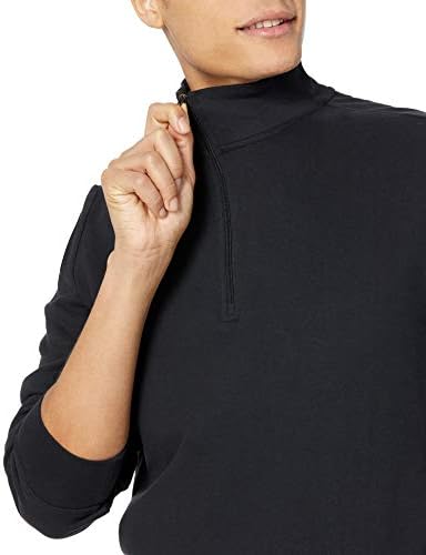 Amazon Essentials Men's Lightweight French Terry Quarter-Zip Mock Neck Sweatshirt