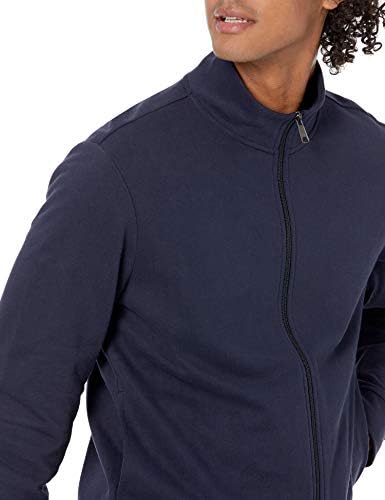 Amazon Essentials Men's Zip Up Sweatshirt Lightweight French Terry Mock Neck
