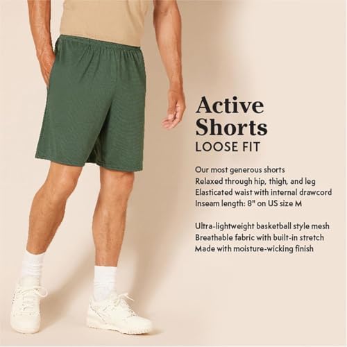Amazon Essentials Mens Performance Tech Loose-Fit Shorts (Available In Big & Tall)