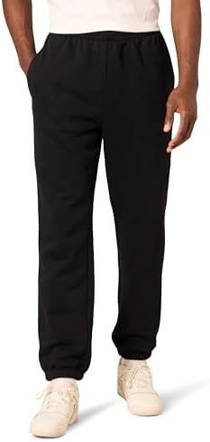 Amazon Essentials Sweatpants for Men Fleece Closed Bottom (Available in Big and Tall)